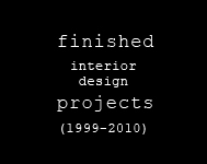 Liisi Murula finished projects 1999-2010